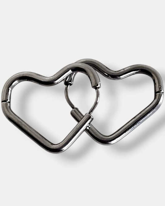 PENDIENTES AROS LOVELY HEART