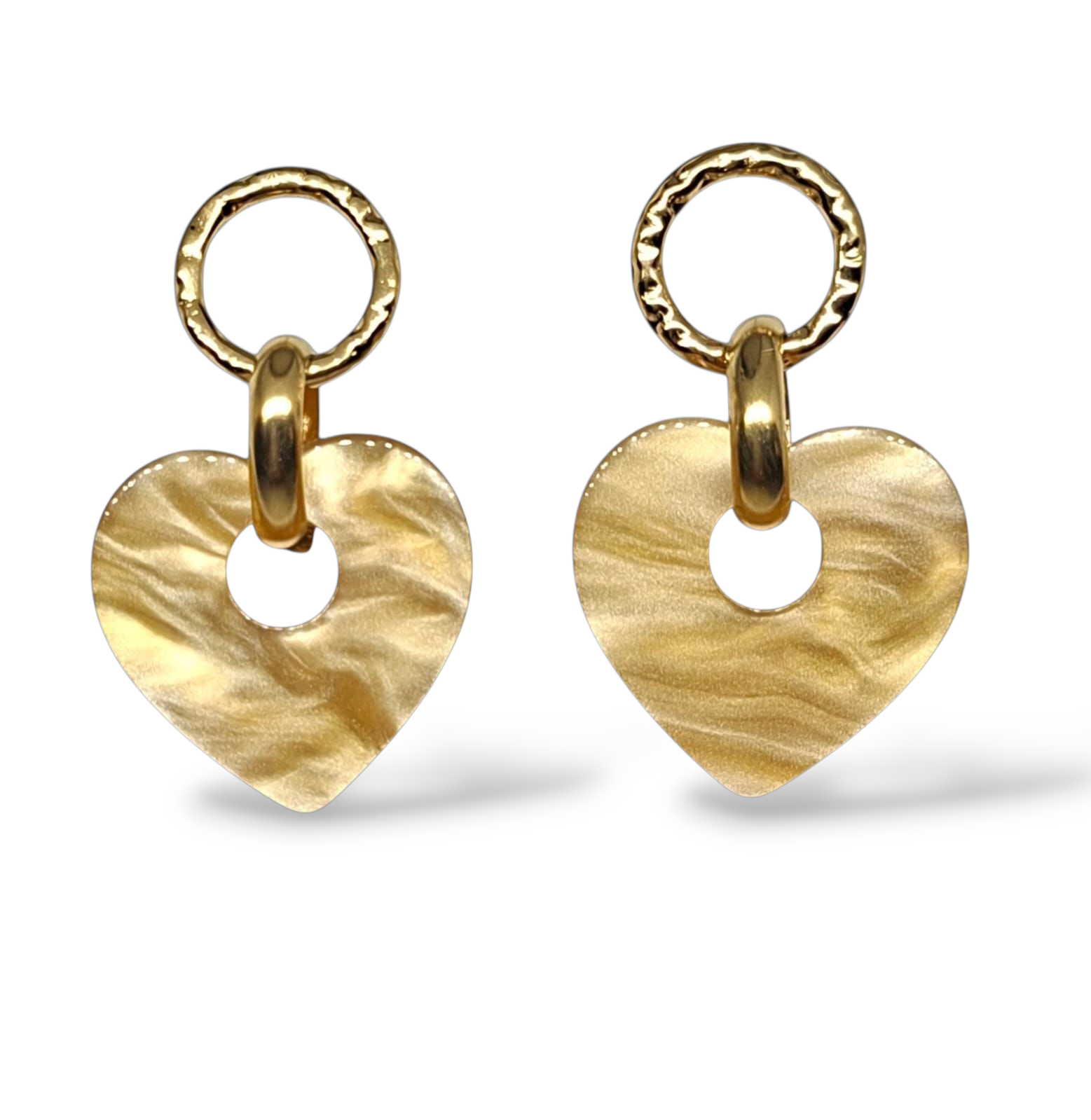PENDIENTES MINERVA BAÑADO EN ORO