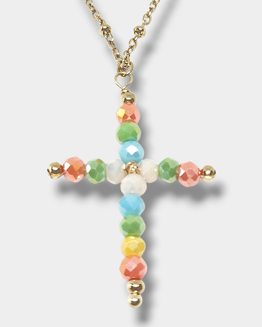 COLGANTE THEIA PIEDRAS MULTICOLOR