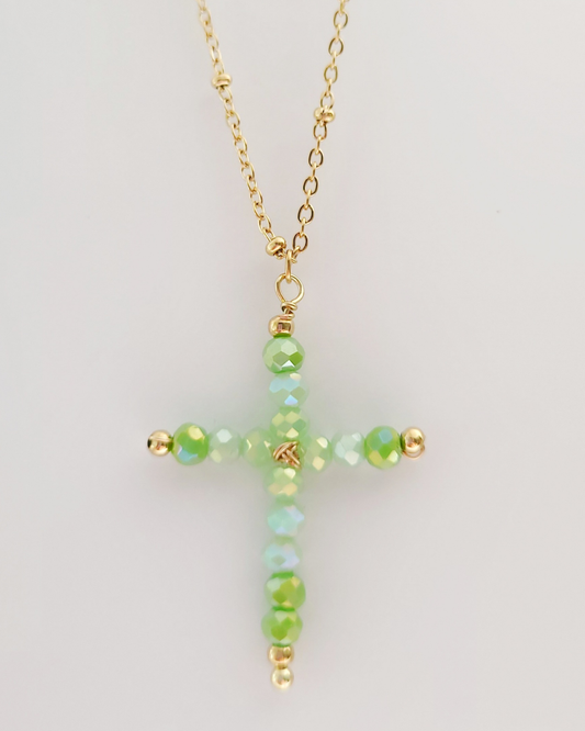 COLGANTE THEIA PIEDRAS VERDES