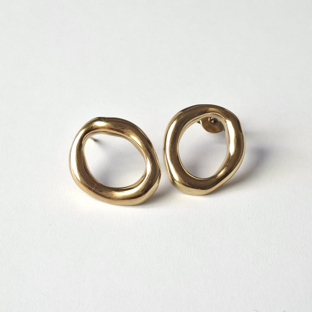 PENDIENTES HEBE BAÑADO EN ORO