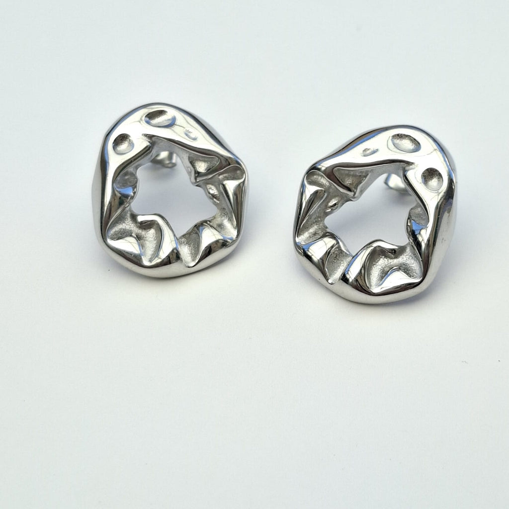 PENDIENTES SELENE ACERO