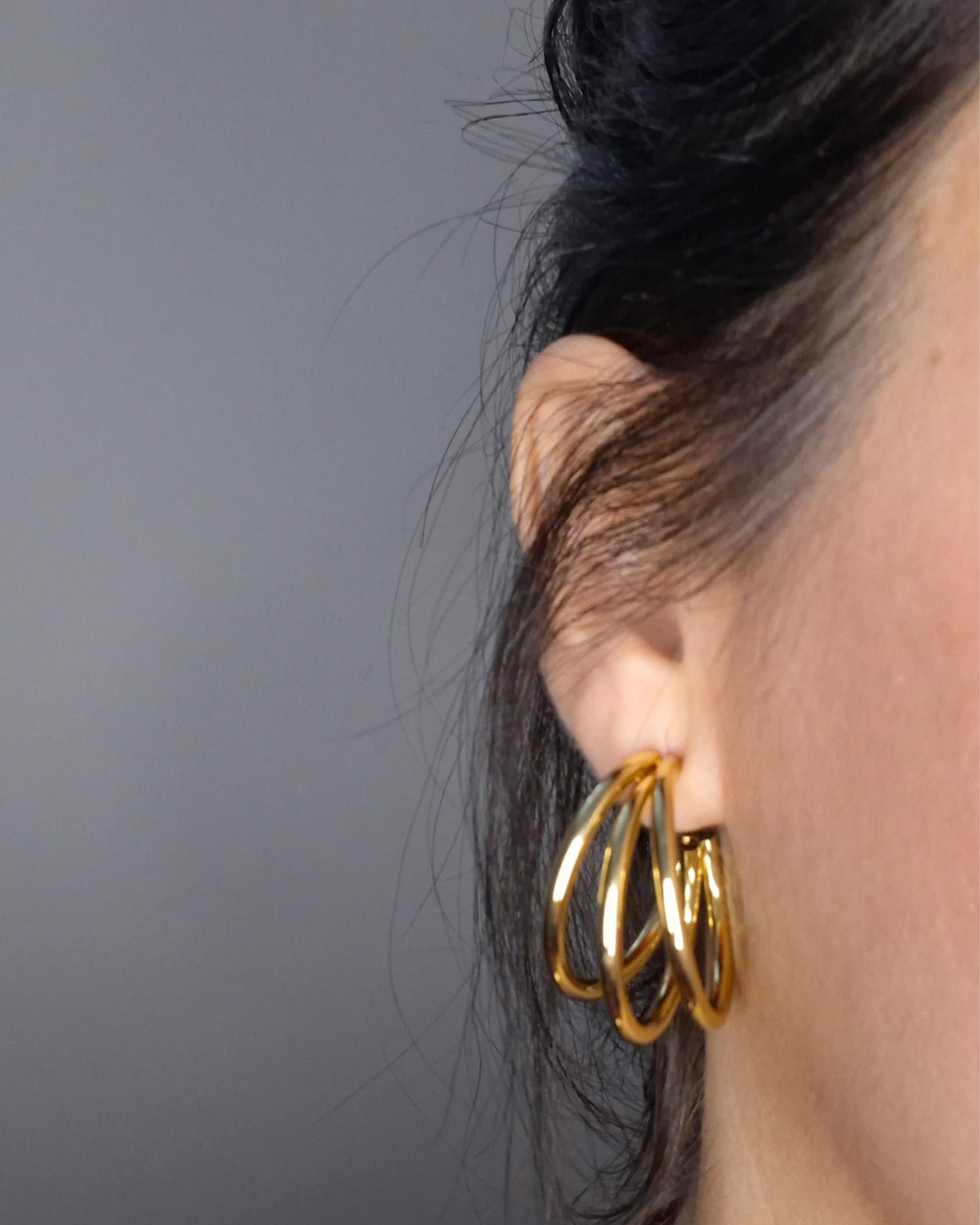 PENDIENTES AROS TRIPLET